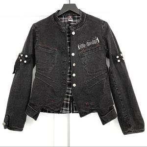 Vintage ‘Emily the Strange’ Black Denim Jacket
